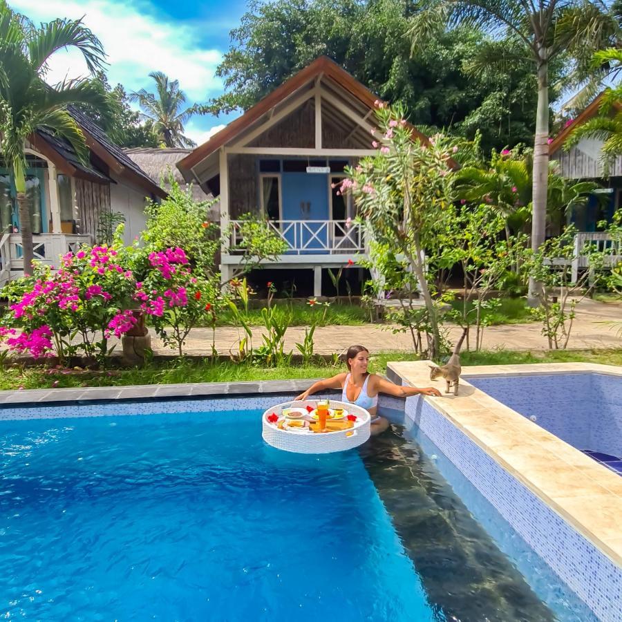 Aquarium Margo Gili Air Hotel Exterior foto